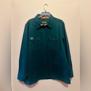 NWT Wildfang Workwear Shacket - Botanical Green Size XL